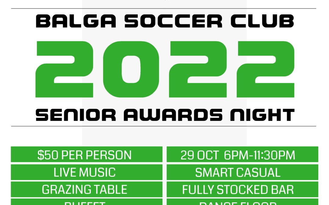 Balga SC Senior Awards Night 2022