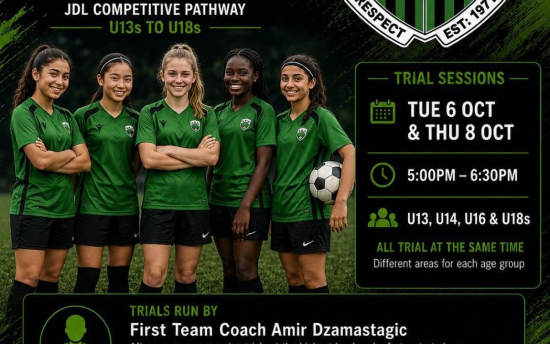 Girls JDL Trials Coming to Balga SC