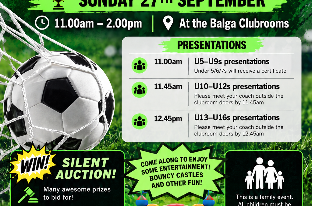 Balga SC Junior Trophy Day 2026 – Celebrating Our Juniors